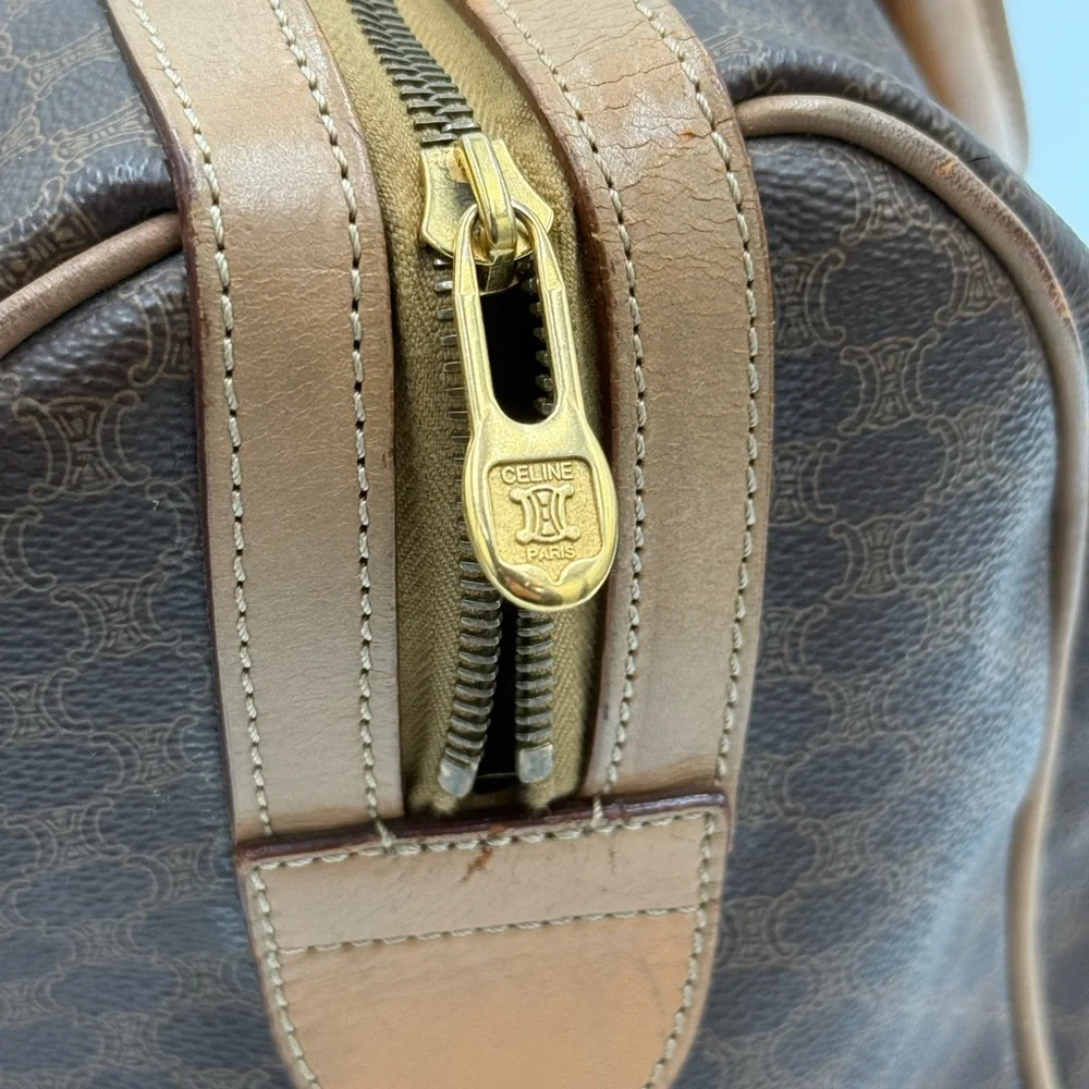 Celine Vintage Macadam Boston Bag - Picture 10 of 13